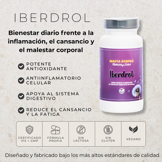 IBERDROL - Antioxidante + Antiinflamatorio Celular. Bienestar Profundo.